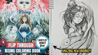 Rising Coloring Book | Karolina Kubikowska | Flip Through (CLICK BINDING EDITION)
