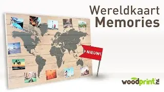 Wereldkaart op Hout Memories: Begin jouw avontuur met Woodprint