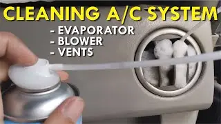 Cleaning the A/C System Without Removing the Evaporator and Blower