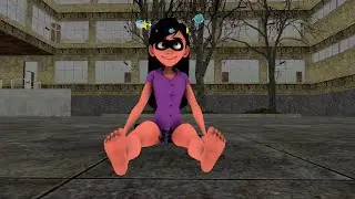 The Incredibles - Violet Hits Herself
