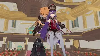 MMD Genshin Wrestling - Fontainemania