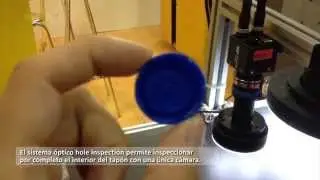 Control de calidad de tapones de plástico con visión artificial