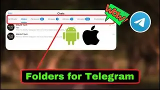 How to add folders in Telegram
