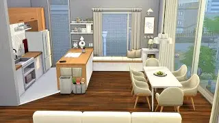 Modern Minimalist Apartment (18 Culpepper House)  🌆 Sims 4 Speed Build Stop Motion (NO CC)