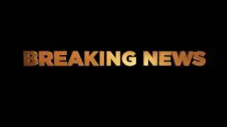3D BREAKING NEWS TEXT  Copyrights Free