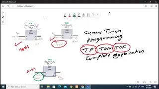 for beginners TIA PORTAL PLCSIM Simulation   TP, TON & TOFF Timer Complete explanation 