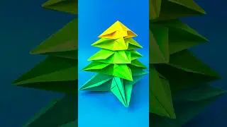 Origami Christmas Tree #shorts