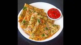 १ कटोरी आटा मिक्सर में चलाके बड़ा आसान tasty नाश्ता,सुबह की जल्दबाज़ी में  ५ मिनट में बनेगा Nasta