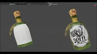How to add Transparent image Label on Another Texture in Blender