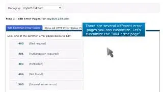 27) How to create custom error pages in cPanel by Gecko Websites