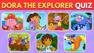Guess the Dora the Explorer Character in 3 Seconds! | Cartoon Quiz Challenge
