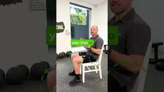Try sitting down without squatting #over50fitness #squats
