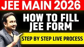 How to fill the form of JEE Main 2026 | Registration | Application | 