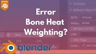 Fix Bone Heat Weighting Error in Blender | Solve Bone Heat Issues Fast - Blender Tips