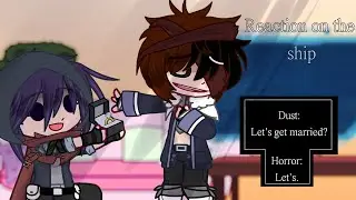Реакция на шипы (undertale AU)• Eng_Rus