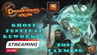 Drakensang Online | GHOST FESTIVAL 👻​ DWARF START 3h Cape GWENFARA FARMING  | ​LIVE GAMEPLAY 🎮​