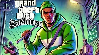 GTA San Andreas Burglary mission cj adventure gsf gang funny