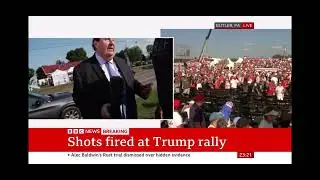 DONALD TRUMP SHOT - BBC Gets Interrupted