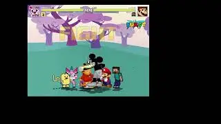 M. U. G. E. N. - Unikitty/Wubbzy/Peppa Pig/Daniel Tiger vs. Mario/Steve/Shantae/Suicide Mouse