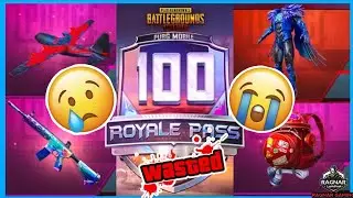PUBGMOBILE 100 RP WASTED ROYALPASS | PUBG BAN IN INDIA 🇮🇳