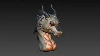 blender3D  Скульптинг МОДЕЛИ #6