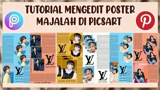 Tutorial Cara Mengedit Layout Magazine Aesthetic Di PicsArt