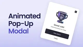 Responsive Popup Modal  Using HTML CSS & JavaScript 🔥