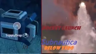 Bio Scan and Cargo Rocket Launch Cutscenes - [ Subnautica Below Zero ]