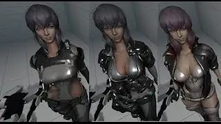 Motoko -Ghost in the Shell- [3 MODs in 1] in Haydee