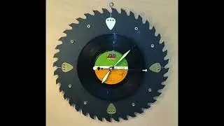 How I made a music themed clock, AC/DC clock for the Man cave