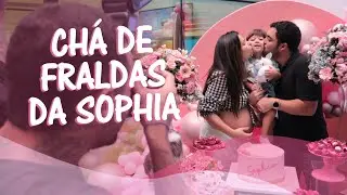 CHÁ DE FRALDAS DA SOPHIA - VLOG FLAVIA CUNHA