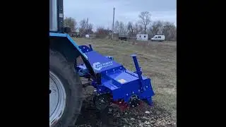 Почвофреза ПФН-210 для МТЗ-82, разгрузка, доводка, испытание.