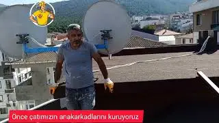 #Çatı₺ Teras kapatma işleri itina ile yapılır Ortaklaryapıdizayn