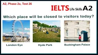 IELTS Life Skills A2 Listening Test 26 ► New 2025 🇬🇧