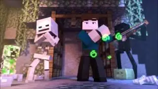 Minecraft прикол №1 (Встреча с ведьмой)