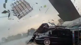 Taiwan is under attack. Typhoon Krathon (Julian) destroys everything in its path