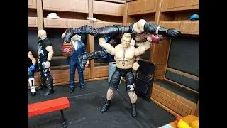 WHF EXTREME FIGHTS! ACTION FIGURE MATCH! WWE MATTEL FIGURES! LESNAR VS KANE