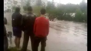 Наводнение в городе Гагарин Смоленской области