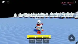 Roblox | SMB2 sans multiverse battles 2 |  UT!Papyrus showcase +OT papyrus showcase