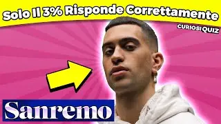 SANREMO 2024: Indovina il CANTANTE da un IMMAGINE | Quiz Cantanti