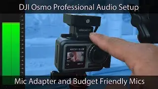 DJI Osmo Action Professional Audio with Adapter and Budget Mics