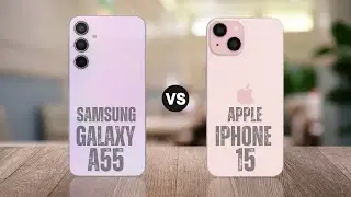 iPhone 15 vs Samsung A55 - Full Compression