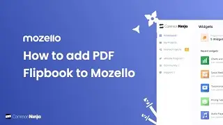 How to add a PDF Flipbook to Mozello