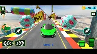 Mega Ramp Car Racing Stunts Extreme Driver / Crazy New Car Driving Simulator / Android GamePlay #3