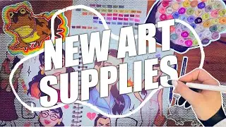 How to draw with NEW ART SUPPLIES! | Ohuhu Markers