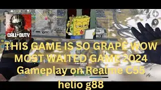 WARZONE MOBILE GAMEPLAY ON REALME C55 helio G88