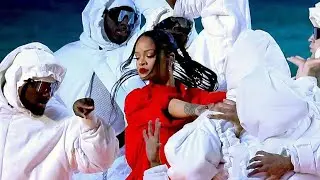 ASAP Rocky Watching Rihanna’s Super Bowl Halftime Show