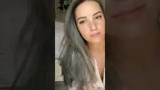 Салонный уход за седыми волосами .