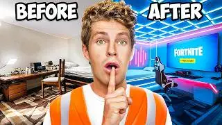 I Built A YouTuber His Dream Gaming Room!