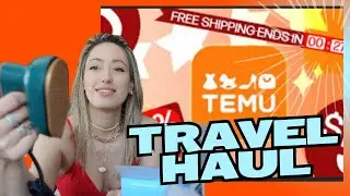 TRAVEL GADGETS HAUL | TEMU HAUL | AFRODITI PETRINOLI | AFROSTUBE